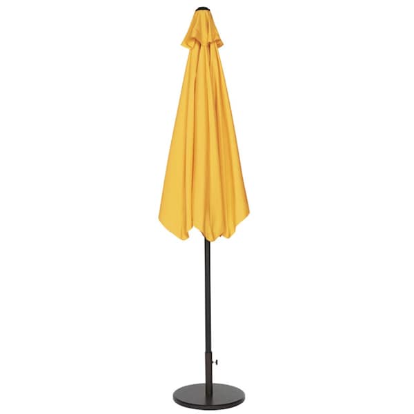 9 Ft. Tiltable Yellow Market Umbrella